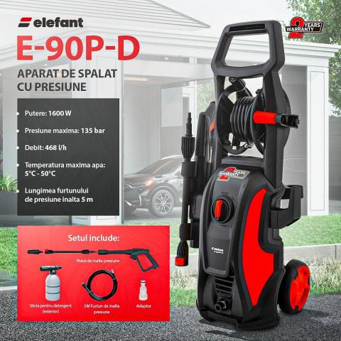 Aparat de spalat cu presiune ELEFANT E-90P-D