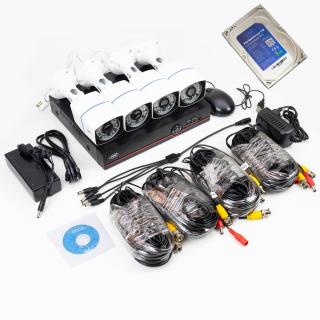 Kit Supraveghere Video AHD PNI House PTZ1500 cu 4 Camere Exterior 5MP