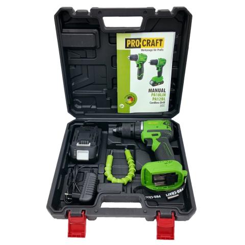 PROCRAFT PA18LiN cordless drill