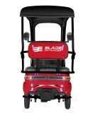 Triciclu electric persoane cu acoperiș BLADE CAB X3, 1200W, Roșu+Negru - detaliu