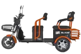 Triciclu electric persoane BLADE TRIP X2, 2000W, Portocaliu+Negru - detaliu