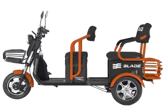 Triciclu electric persoane BLADE TRIP X2, 2000W, Portocaliu+Negru