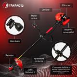 Motocoasa 5.8 CP Yamamoto - detaliu