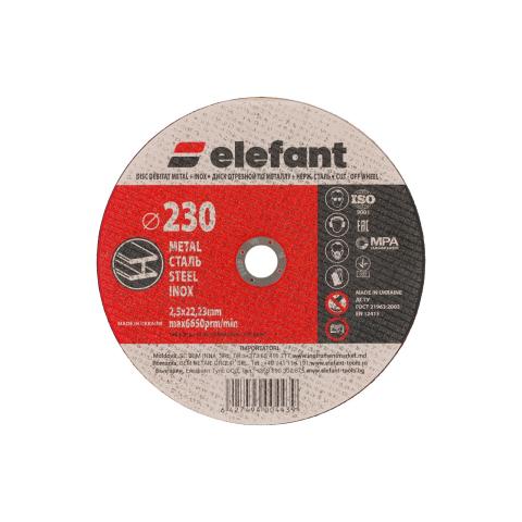 Pachet 25 bucăți disc abraziv debitare ELEFANT 230 x 2.5 x 22.23 mm