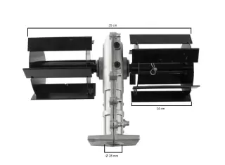 Tiller 28mm 9T 13 CM WIDE, Elefant