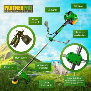 Motocoasa pe benzina 6CP PartnerPro