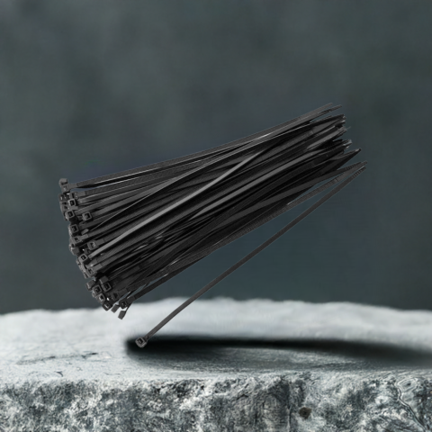 Black Nylon Cable Ties 3x150mm - V-701283