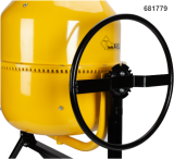 Cuvă inferioară completă betonieră BuildXell 130L (681776)