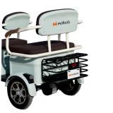 Triciclu Electric Rosu, Scorilo TRP1200, Banchetă Dublă - detaliu