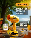 Suflantă aer pe acumulator Rotor RCB-1.5A, 315W, 21V/1.3Ah - detaliu