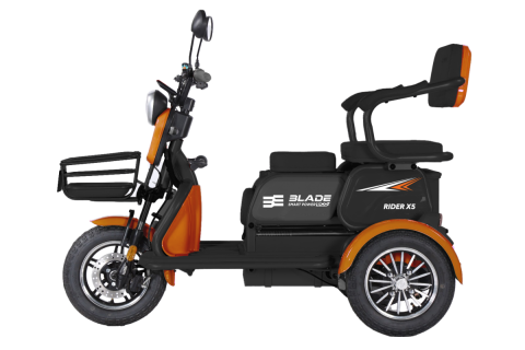 Triciclu electric persoane BLADE VIVA 14, 1200W, Portocaliu+Negru