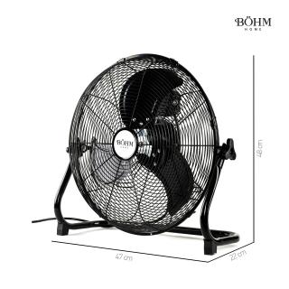 Floor Fan 16" BOHM BLFF-40, 3 Speeds, 90 W, Adjustable Tilt Angle