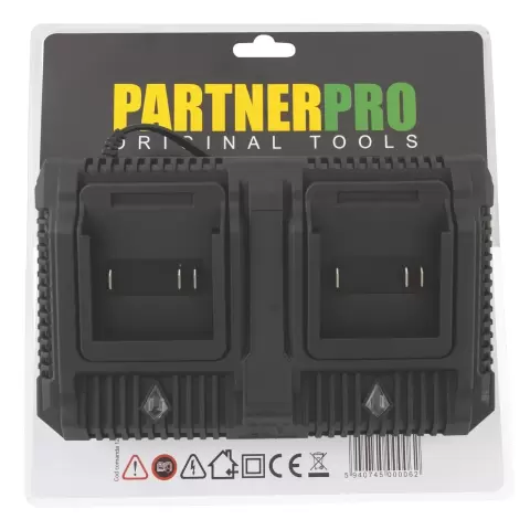 Încărcător dublu ultra-rapid PARTNERPRO PPC-2-4A, 20V, 4A+4A