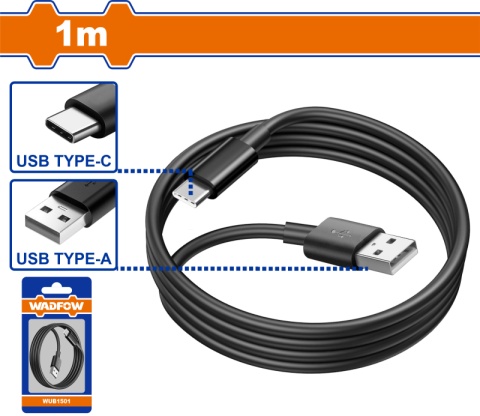 CABLU USB TIP A CU TIP C 1M