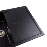 Chiuvetă Elefant Premium Selena Negru Metalic: 785x495mm Elegantă - detaliu