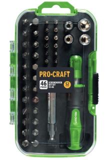 Set de biti Procraft SS-46, 46 piese