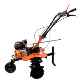 Motocultor T707 cu roti de transport Evotools, 7 CP, benzina, transmisie pinioane
