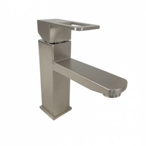 Basin mixer, stainless steel, Single lever, MIXXUS FIT-001