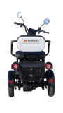 Triciclu Electric Davos TRP1000, Alb/Negru - detaliu