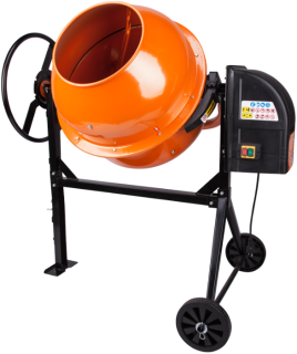 Betonieră 180 Litri 800W, Coroană Fontă EvoTools (628513)