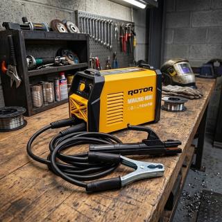 Aparat de sudură ROTOR MMA200-MINI, 200 A, LCD Color