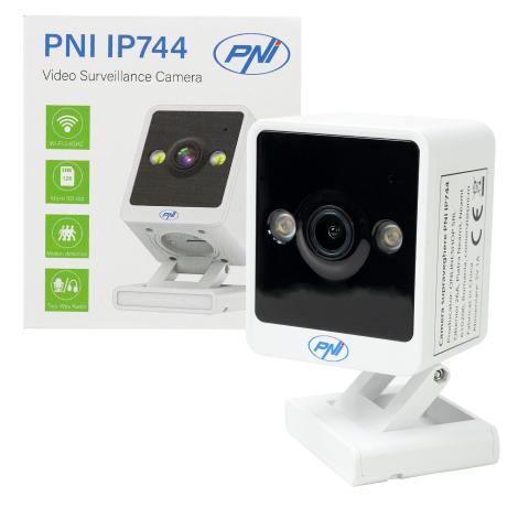 PNI IP744 4MP IP Surveillance Camera with Audio, Night Color, Motion Detection