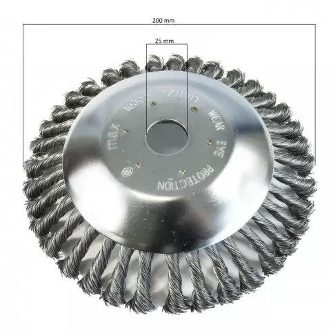 Brush cutter wire brush 200 mm, Elephant