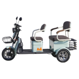 Triciclu Electric Verde, Scorilo TRP1200, Banchetă Dublă