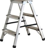 Scară aluminiu cu 2 trepte duble KMH1203, tip taburet