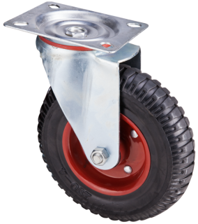 Roată Cărucior Pivotantă EvoTools, 200 mm / 230 kg