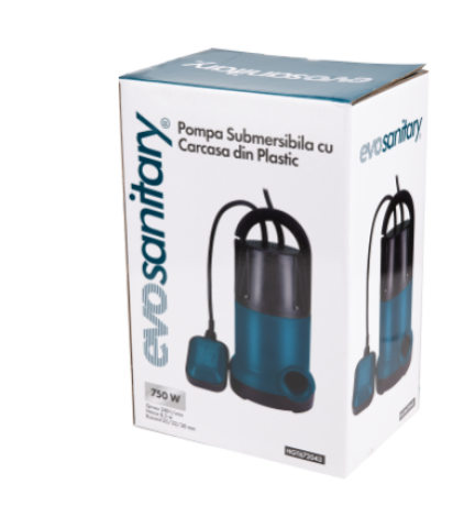 Pompă Submersibilă cu Sorb Jos EvoSanitary 550W