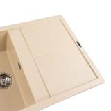 Chiuvetă Elefant Premium Selena Nisip Bej 785x495mm - detaliu