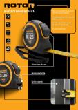 Ruletă 8m x 25mm ROTOR R8-25, Auto-blocare, Curea de mână - detaliu