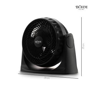 Turbo Desk Fan 8" BOHM BTFF8, 2 Speeds, 35 W