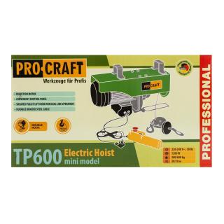 Scripete electric PROCRAFT TP600