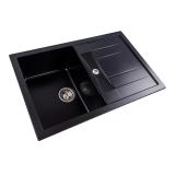 Chiuvetă Troya 7850 Negru Metalic 776x496mm - detaliu