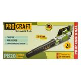 Suflantă pe acumulator Procraft PB20, 20V, 13.2 m³/min (Fără acumulator) - detaliu