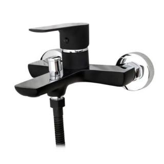 Bathtub Faucet FLEKO FZ183-FD439 Matte Black, 40mm Ceramic Cartridge