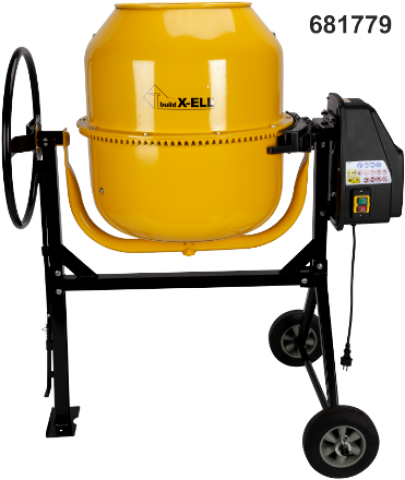 Cuva Inferioara Betoniera BuildXell 200L, EvoTools