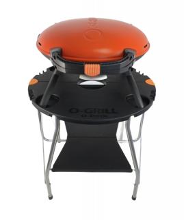 Portable orange grill, O-GRILL 600 ORANGE