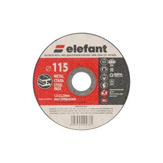 Disc Abraziv pentru Metal - Inox ELEFANT 115*1.2*22.23