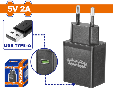 INCARCATOR 5V- 2A USB TYPE A, WADFOW