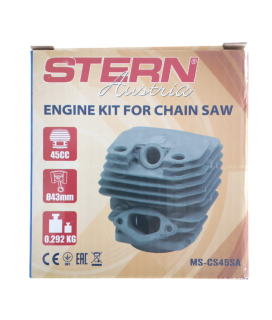 Set Motor Drujbă 2T Stern MS-CS45SA, 45cc (Piston 43mm)