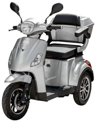 Triciclu Electric Persoane Horia TRP800-1, 800W, Argintiu