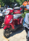 Triciclu Electric Persoane Horia TRP800-1, 800W, Roșu / Argintiu